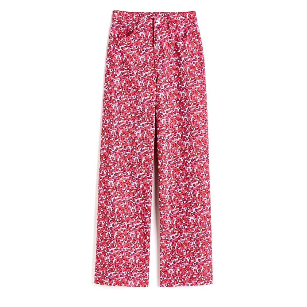 H&M Wide Leg Twill Denim Pants